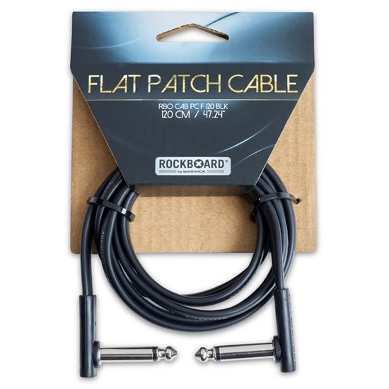 RockBoard Flat Patch Cable 120cm Black