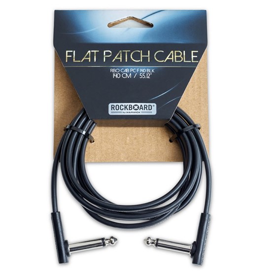 RockBoard Flat Patch Cable 140cm Black