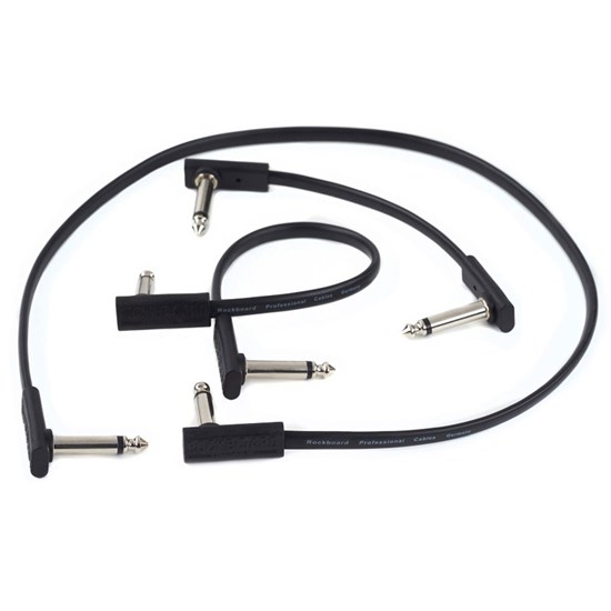 RockBoard Flat Patch Cable 30cm Black