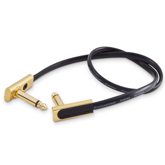 RockBoard Flat Patch Cable 30cm Gold