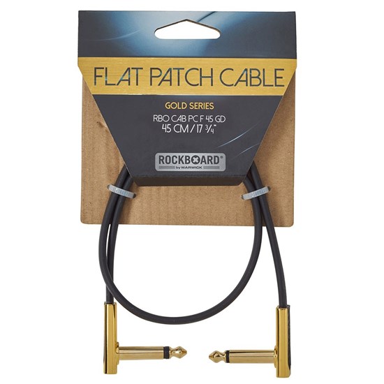 RockBoard Flat Patch Cable 45cm Gold