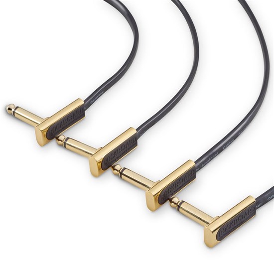 RockBoard Flat Patch Cable 80cm Gold