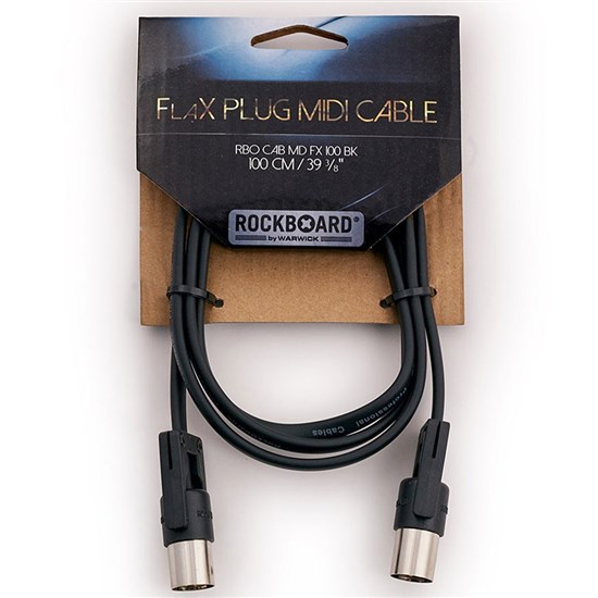 RockBoard FlaX Plug MIDI Cable 100cm Black