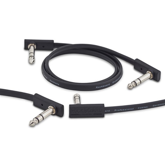 RockBoard Flat TRS Cable 300cm Black