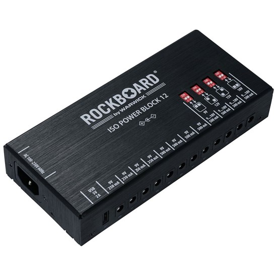 RockBoard ISO Power Block V12 IEC Multi Power Supply w/ Isolated Outputs