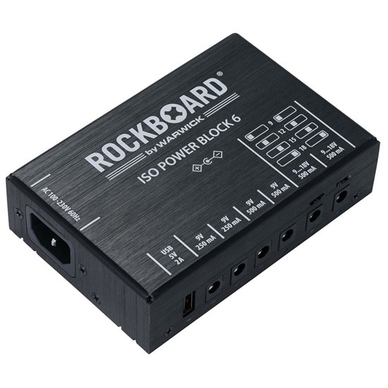 RockBoard ISO Power Block V6 IEC Multi Power Supply w/ Isolated Outputs