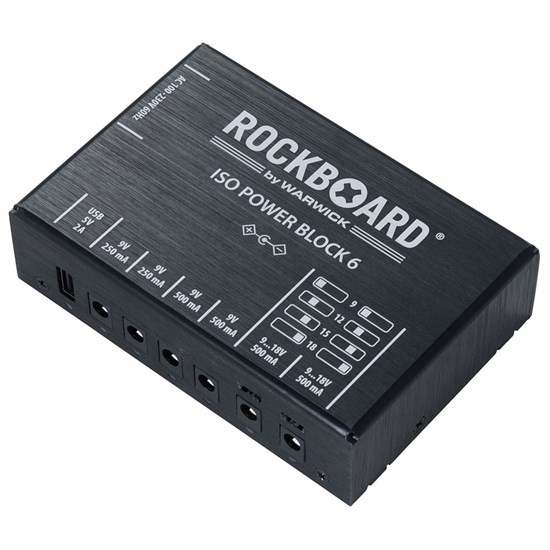 RockBoard ISO Power Block V6 IEC Multi Power Supply w/ Isolated Outputs