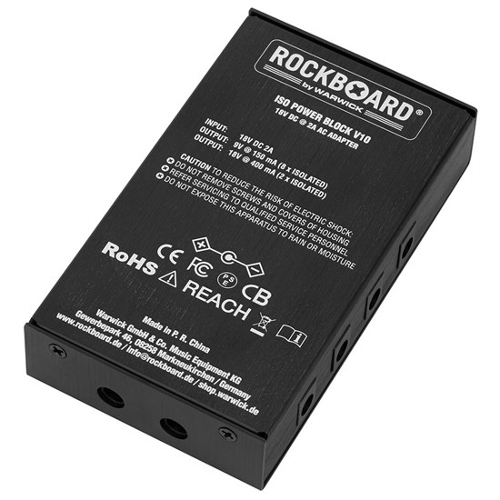 RockBoard ISO Power Block V10 Multi Power Supply w/ Isolated Outputs