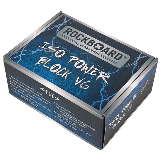 RockBoard ISO Power Block V6 Multi Power Supply w/ Isolated Outputs