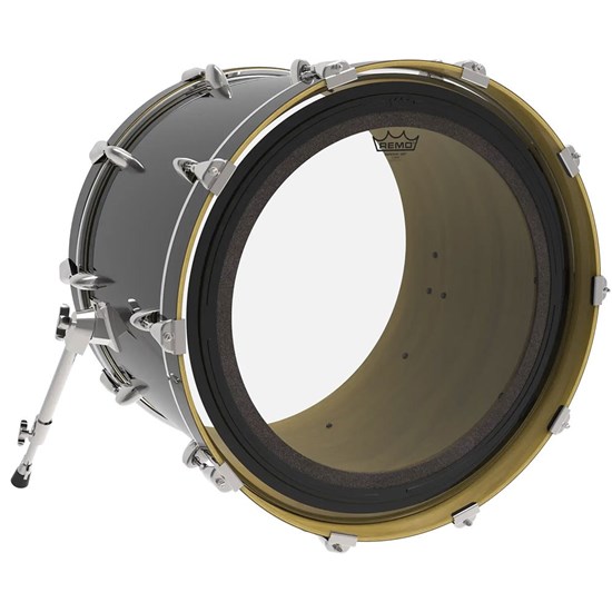 Remo BB-1324-00-SMT Emperor Clear Bass Drumhead, 24