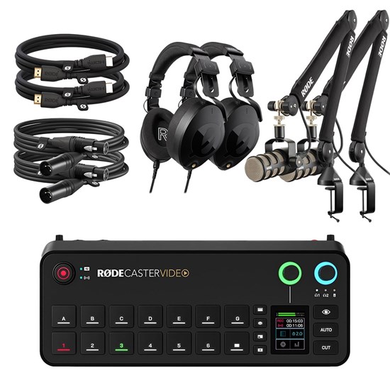 Rode RodeCaster Video 2-Person Podcasting Kit