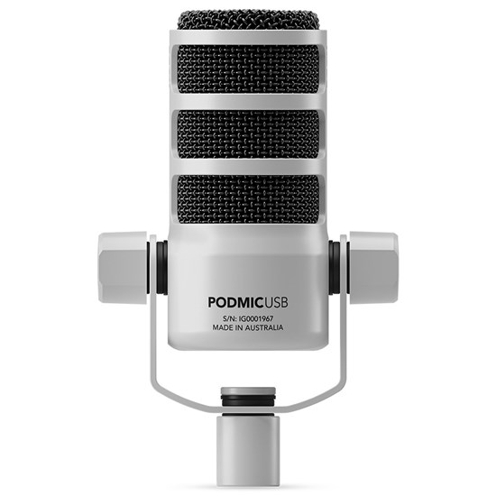 Rode PodMic USB Versatile Dynamic Broadcast Microphone (White)