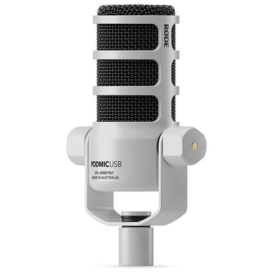 Rode PodMic USB Versatile Dynamic Broadcast Microphone (White)