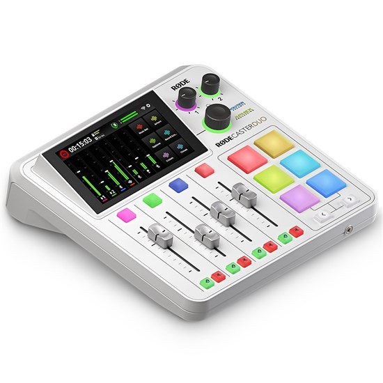 Rode RodeCaster Duo Integrated Audio Production Studio (White)