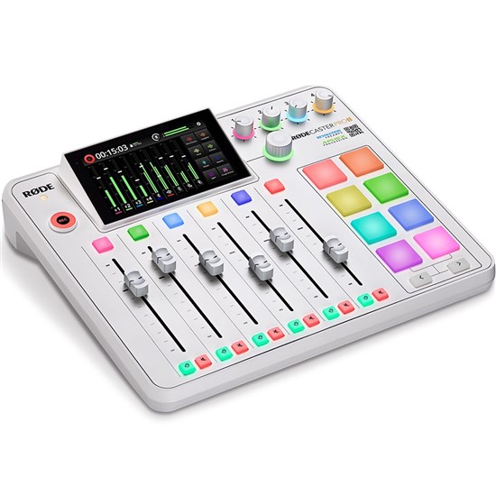 Rode RodeCaster Pro II Integrated Audio Production Studio (White)