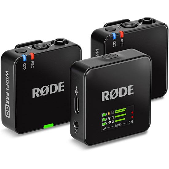 Rode Wireless GO Gen 3 Compact Wireless Microphone System (Black)