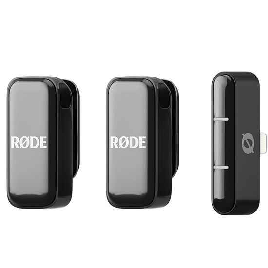 Rode Wireless Micro Compact Wireless Microphone for Lightning Smartphones (Black)