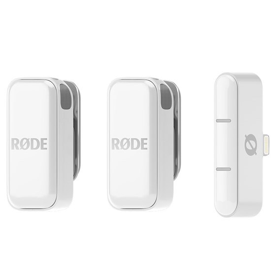 Rode Wireless Micro Compact Wireless Microphone for Lightning Smartphones (White)