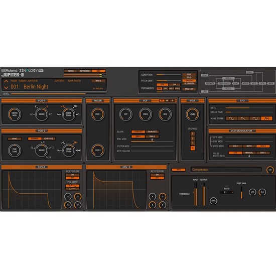 Roland JUPITER-8 MODEX (ZENOLOGY) LTK (eLicense)