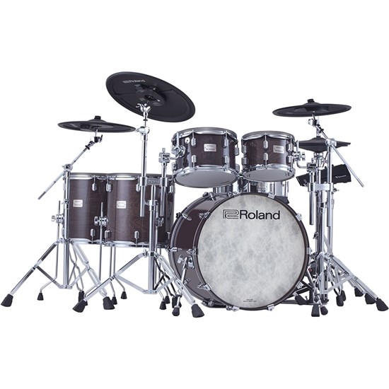 Roland VAD716 V-Drums Acoustic Design 6-Piece Wood Shell Kit (Gloss Ebony)