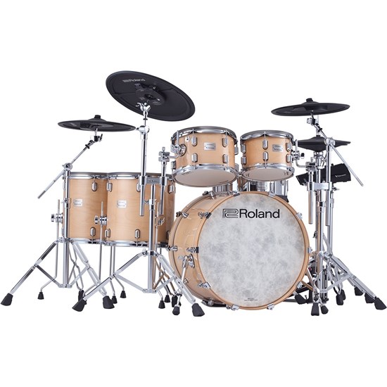 Roland VAD716 V-Drums Acoustic Design 6-Piece Wood Shell Kit (Gloss Natural)