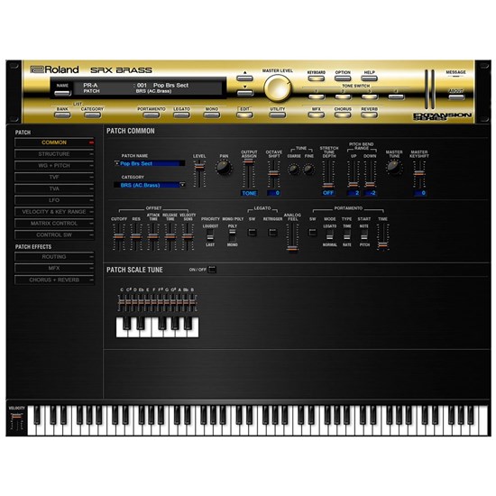 Roland Lifetime Key SRX BRASS (eLicense)