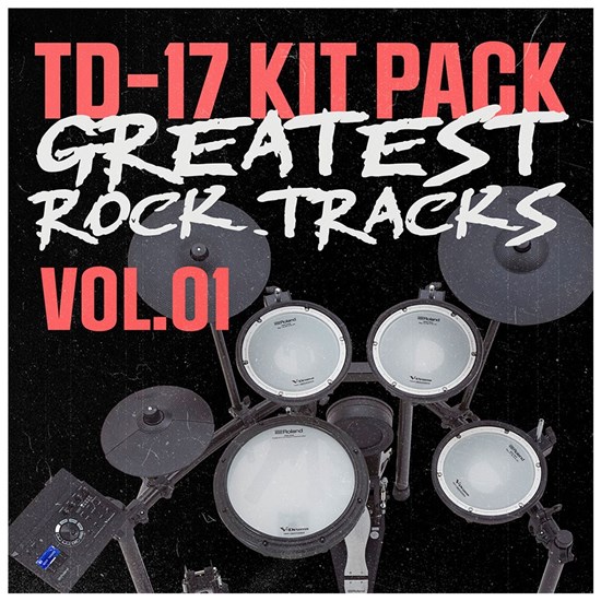 Roland Lifetime Key TD-17 Kit Pack Greatest Rock Tracks Vol. 1 (eLicense)