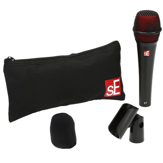 sE Electronics V7 Supercardioid Dynamic Live Vocal Mic (Black)