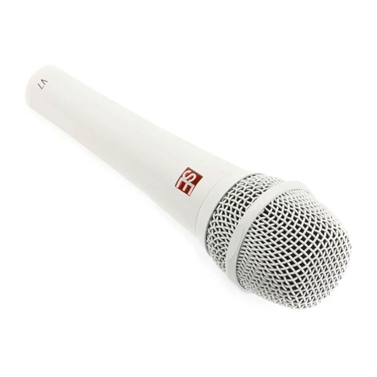 sE Electronics V7 Supercardioid Dynamic Live Vocal Mic (White)