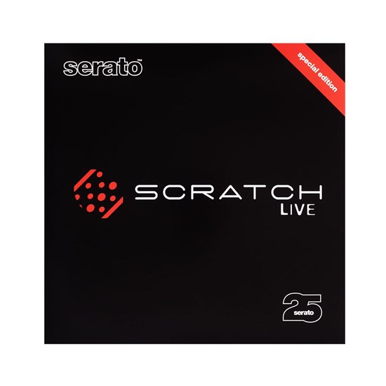 Serato Scratch Live Control Vinyl 25th Anniversary Edition Pair (Black)