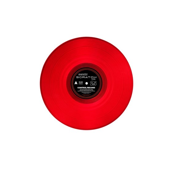 Serato Scratch Live Control Vinyl 25th Anniversary Edition Pair (Translucent Red)