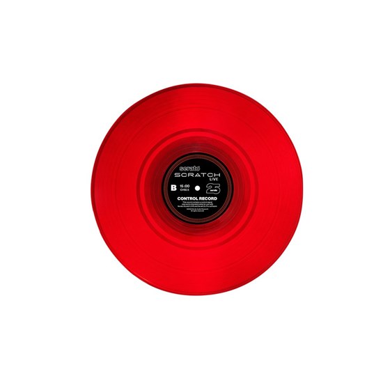 Serato Scratch Live Control Vinyl 25th Anniversary Edition Pair (Translucent Red)