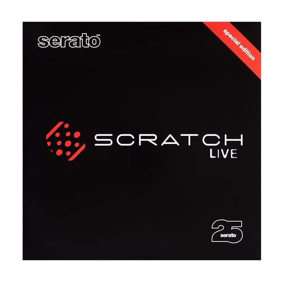 Serato Scratch Live Control Vinyl 25th Anniversary Edition Pair (Translucent Red)