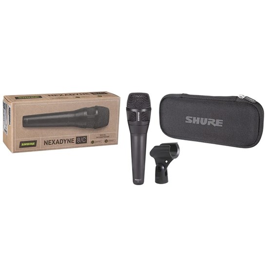 Shure Nexadyne N8/C Cardioid Dynamic Vocal Microphone (Black)