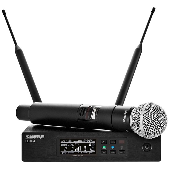 Shure QLXD2/SM58 Handheld Wireless Microphone Transmitter (H53 Band)