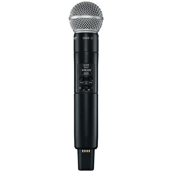 Shure SLXD2/SM58 Wireless Digital Handheld Transmitter (H57 Band)