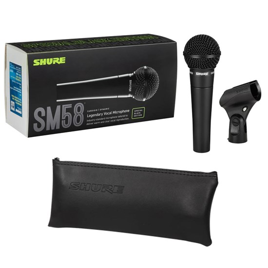 Shure SM58 Dynamic Vocal Microphone (Special Edition Black)