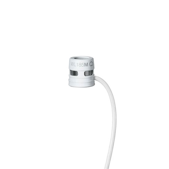 Shure WL185M Lavalier Condenser Microphone w/ LEMO Conntector (White)