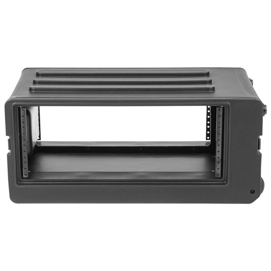 SKB 1SKB-R4SW Roto-Moulded 4U Shallow Rack Case w/Telescopic Handle and Wheels