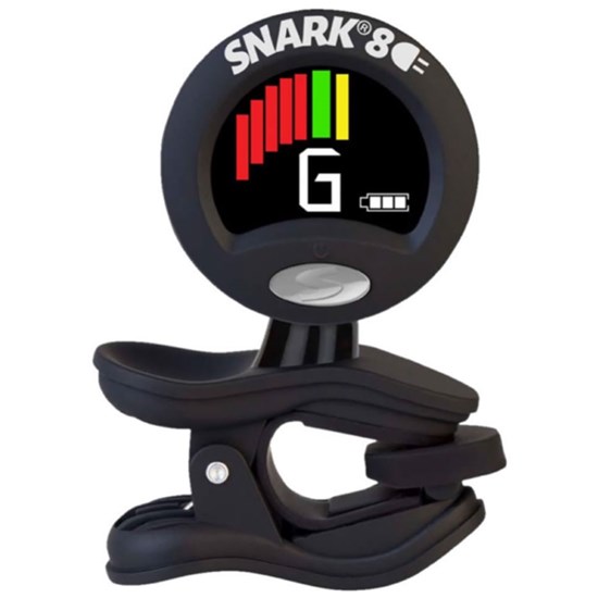 Snark SNARK8 Rechargeable Chromatic All Instrument Clip-on Tuner (Black)