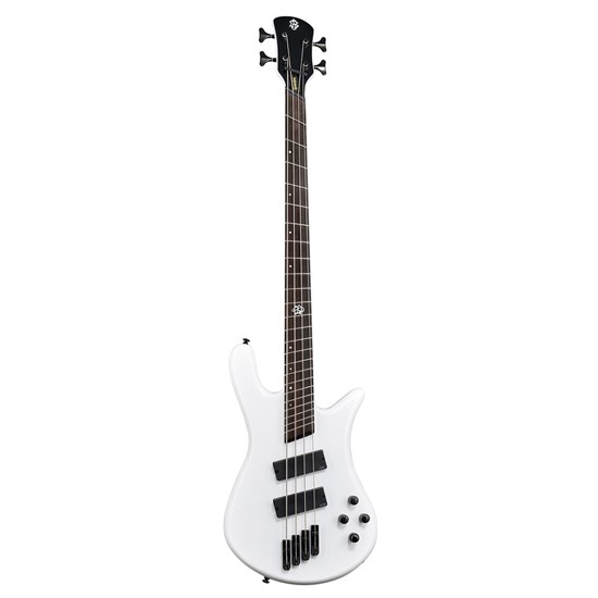 Spector NS Dimension HP 4 Multi-Scale Electric Bass Guitar (White Sparkle Gloss)