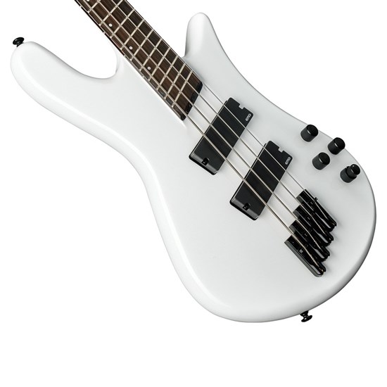 Spector NS Dimension HP 4 Multi-Scale Electric Bass Guitar (White Sparkle Gloss)