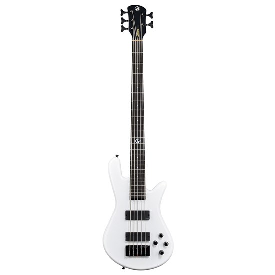 Spector NS Ethos HP 5 Electric Bass Guitar (White Sparkle Gloss)