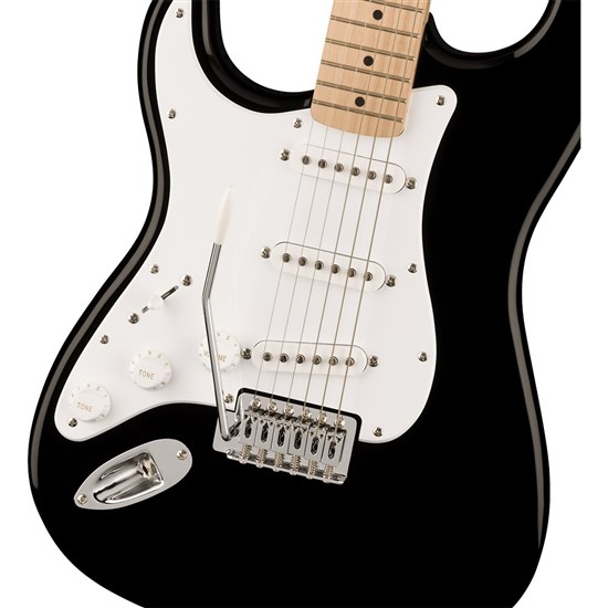 Squier Sonic Stratocaster Left-Handed Maple Fingerboard White Pickguard (Black)