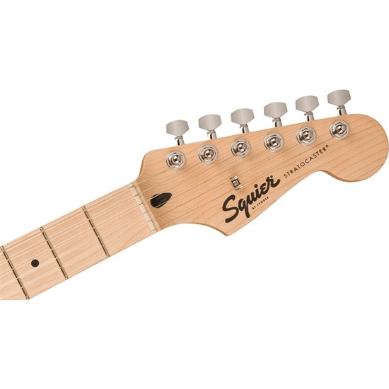 Squier Sonic Stratocaster HSS Maple Fingerboard Black Pickguard (Black)