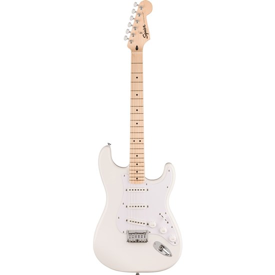 Squier Sonic Stratocaster HT Maple Fingerboard White Pickguard (Arctic White)