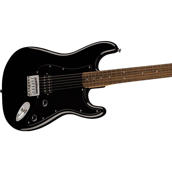 Squier Sonic Stratocaster HT H Laurel Fingerboard Black Pickguard (Black)