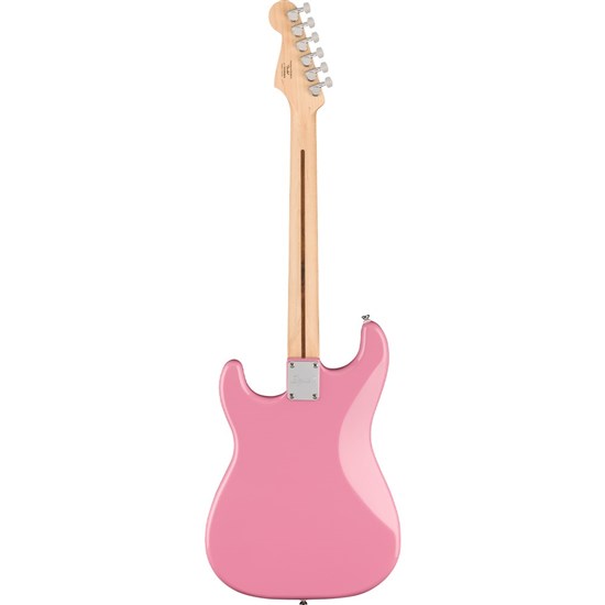 Squier Sonic Stratocaster HT H Maple Fingerboard White Pickguard (Flash Pink)