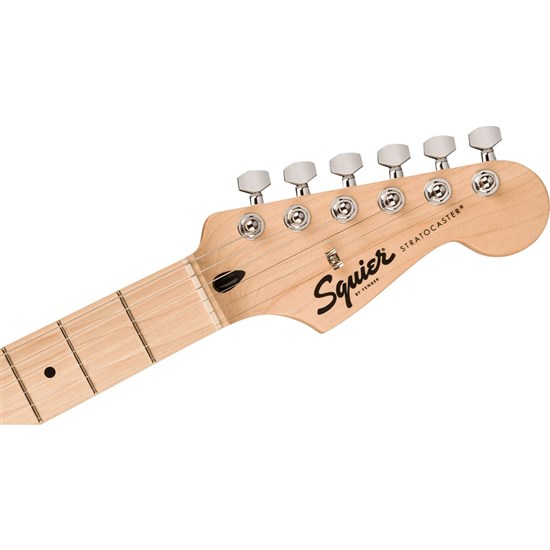 Squier Sonic Stratocaster HT H Maple Fingerboard White Pickguard (Flash Pink)