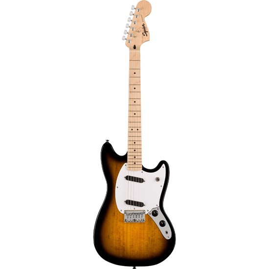 Squier Sonic Mustang Maple Fingerboard White Pickguard (2-Color Sunburst)